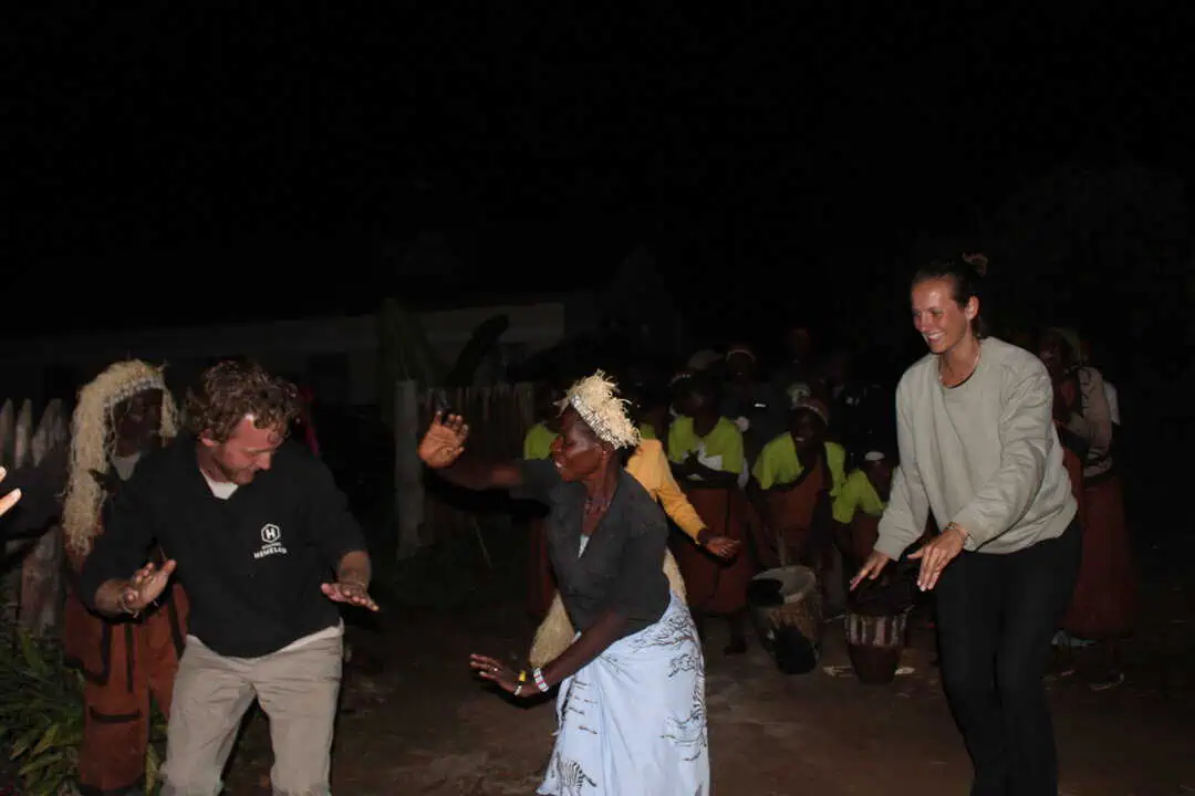 Guests enjoying a Batwa Cultural dance